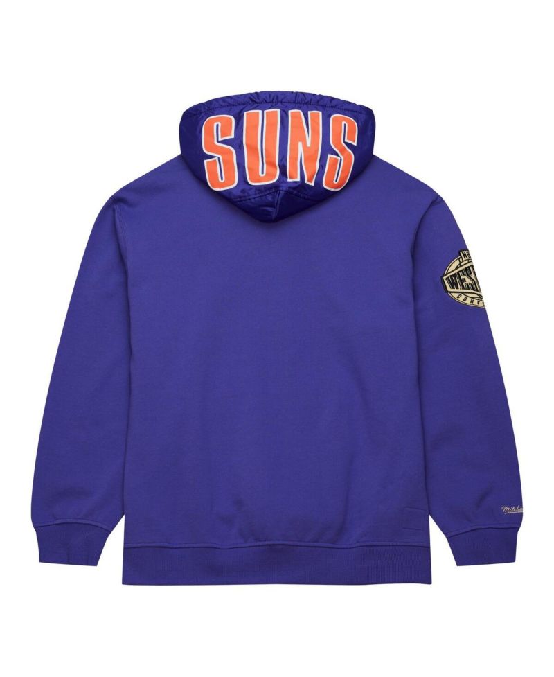 Men's Purple Phoenix Suns Team OG 2.0 Vintage Logo Fleece Pullover Hoodie