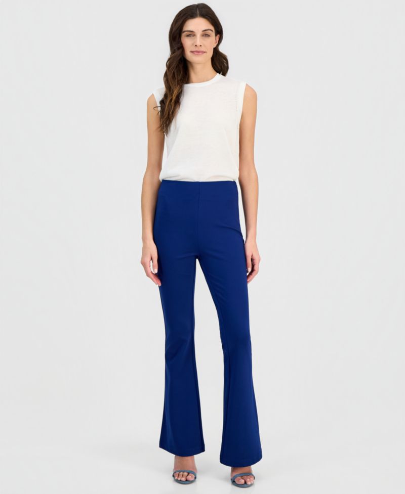 Women's High-Rise Ponte Flare Pants P/XS-3X