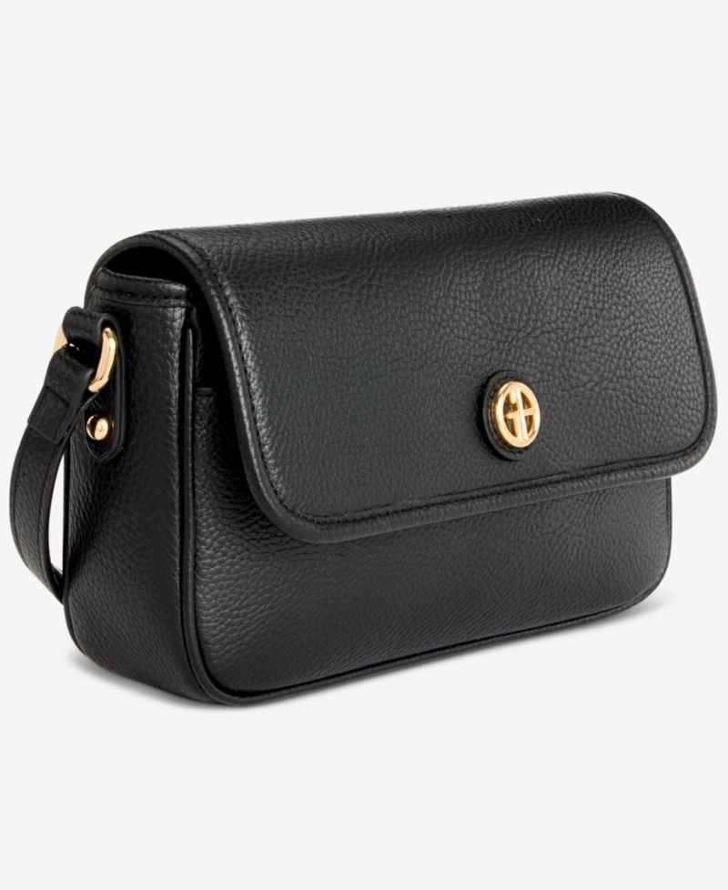 Pebble East West Small Flap Crossbody