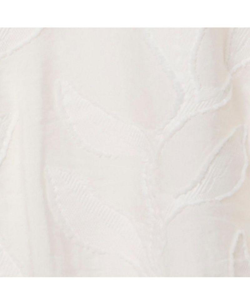 Women's Floral Jacquard Blouse