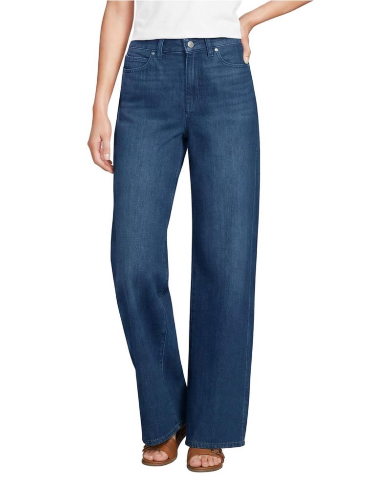 Women's Rigid Denim Mid Rise Baggy Jeans