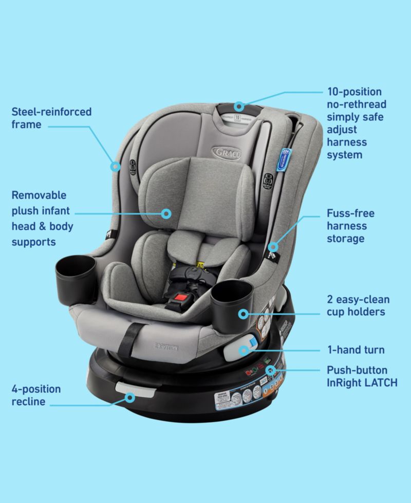 EasyTurn 360 2-in-1 Convertible Car Seat