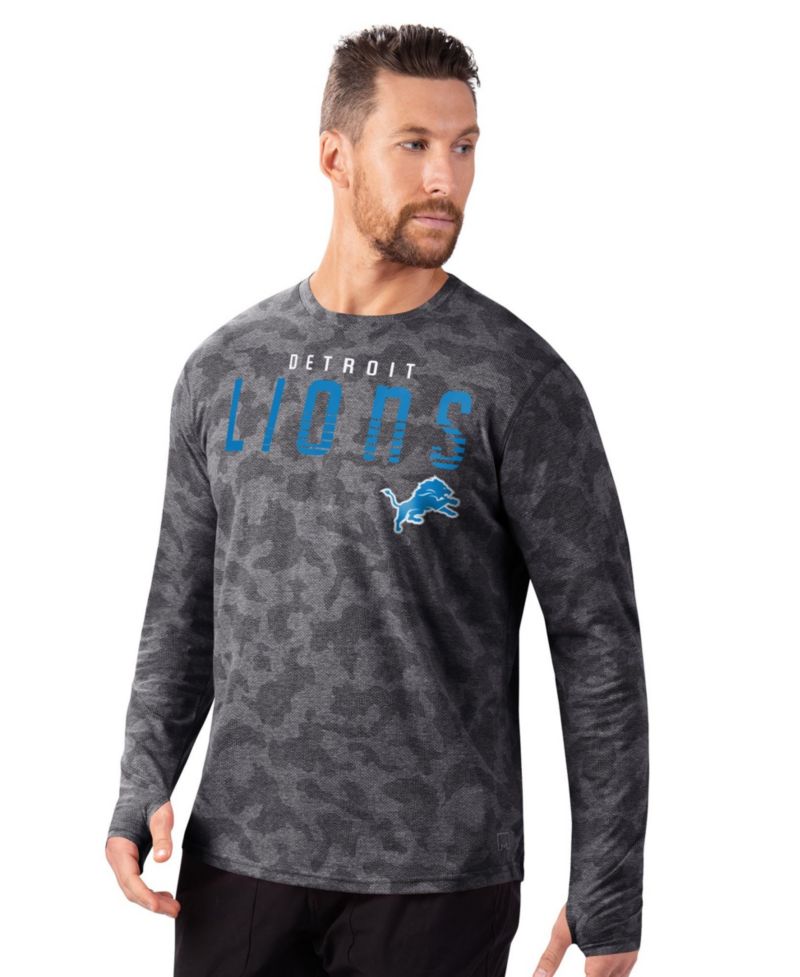 Men's Detroit Lions Performance Camo Long-Sleeve T-Shirt