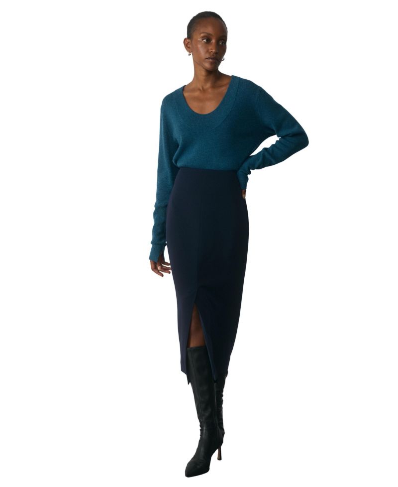 Women's Oliena High-Waisted Pencil Midi Skirt
