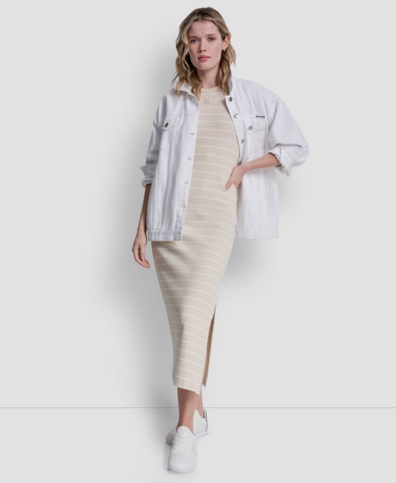 Women's Side-Slit Tank Midi Dress