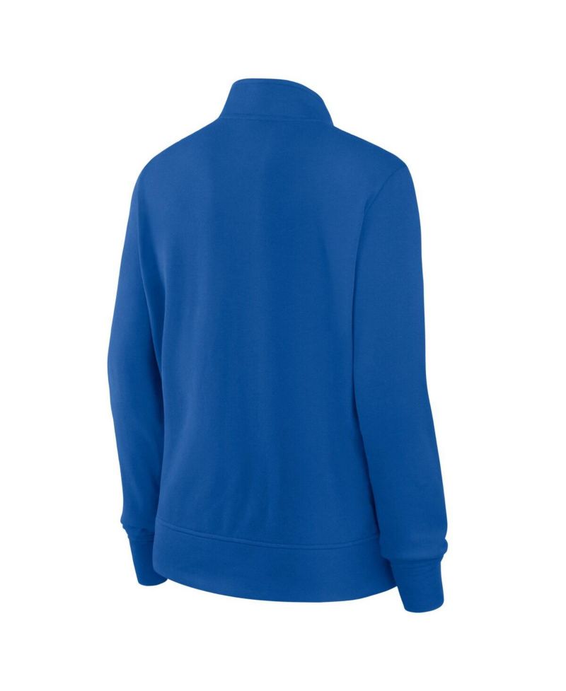 Women's Royal Buffalo Bills Velocity Quarter-Zip Jacket