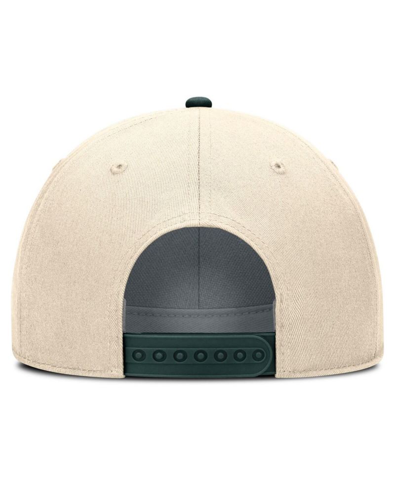 Men's Natural Michigan State Spartans Primetime Rise Adjustable Hat