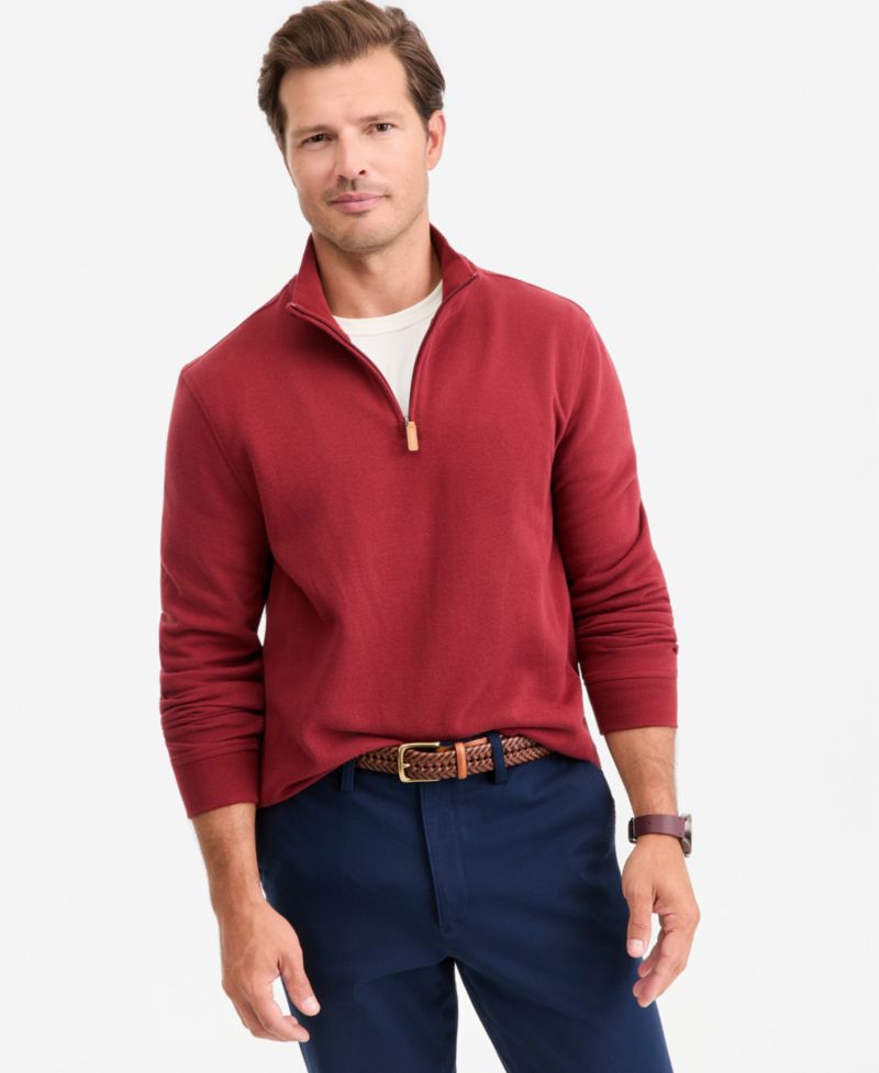 Men's French Rib Quarter-Zip Sweatshirt