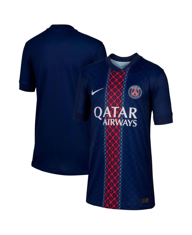 Big Boys and Girls Navy Paris Saint-Germain 2025/26 Home Replica Jersey