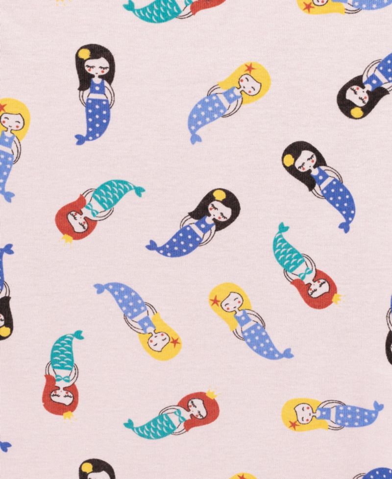 Baby Girls One-Piece Cotton Sleep And Play Footed Pajamas - Cute and Playful Prints