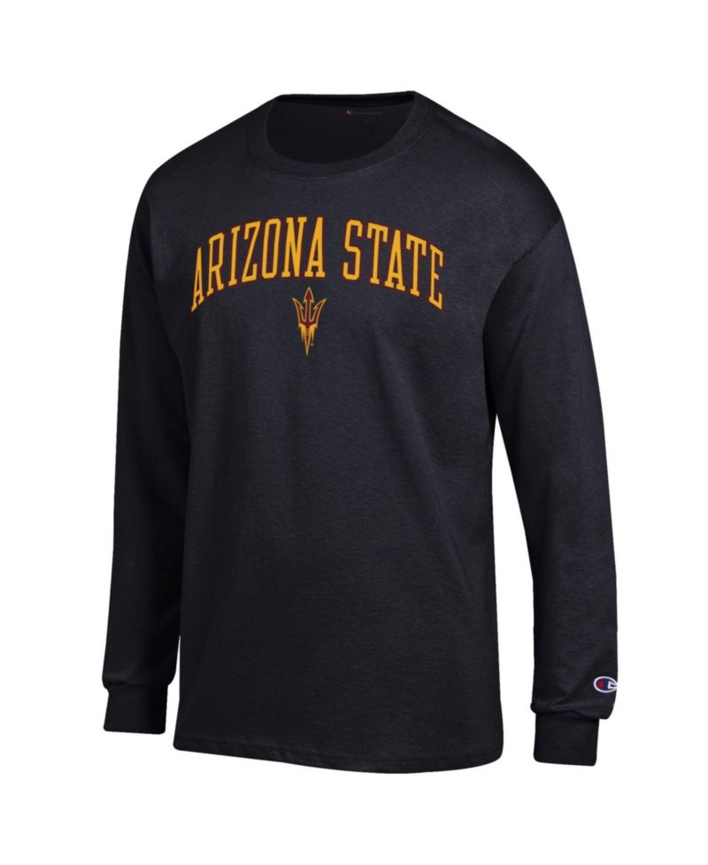 Men's Champion Maroon Arizona State Sun Devils Arch Over Logo Long Sleeve T-Shirt