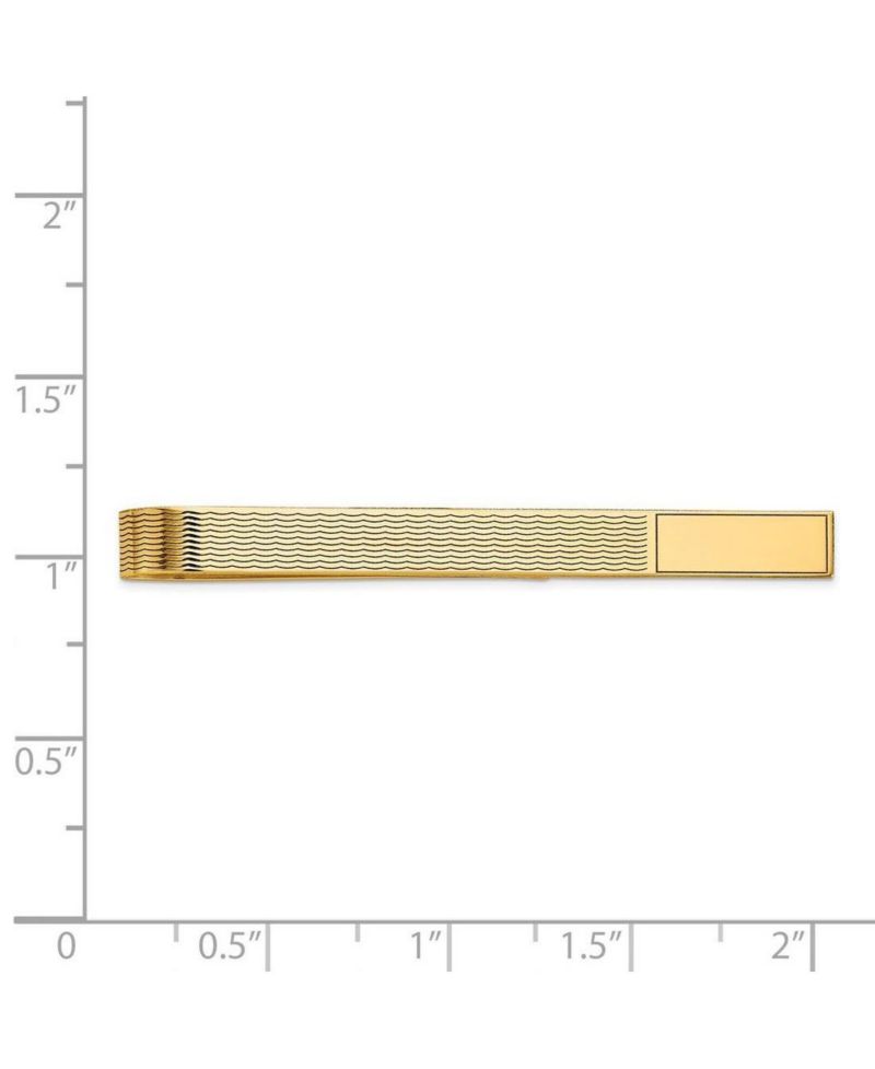 14k Yellow Gold Tie Bar