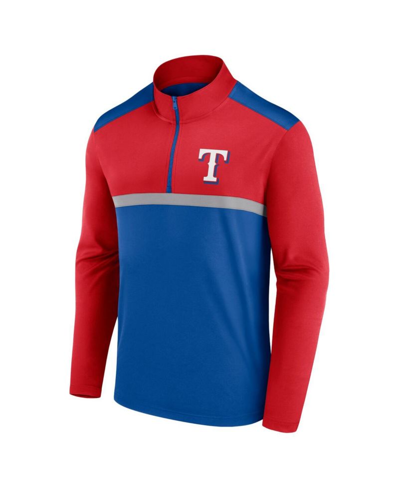 Men's Royal Texas Rangers Unstoppable Quarter-Zip Top