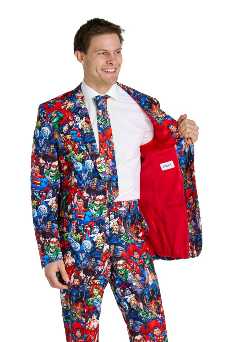 Men's Theme Party Suit DC Heroes