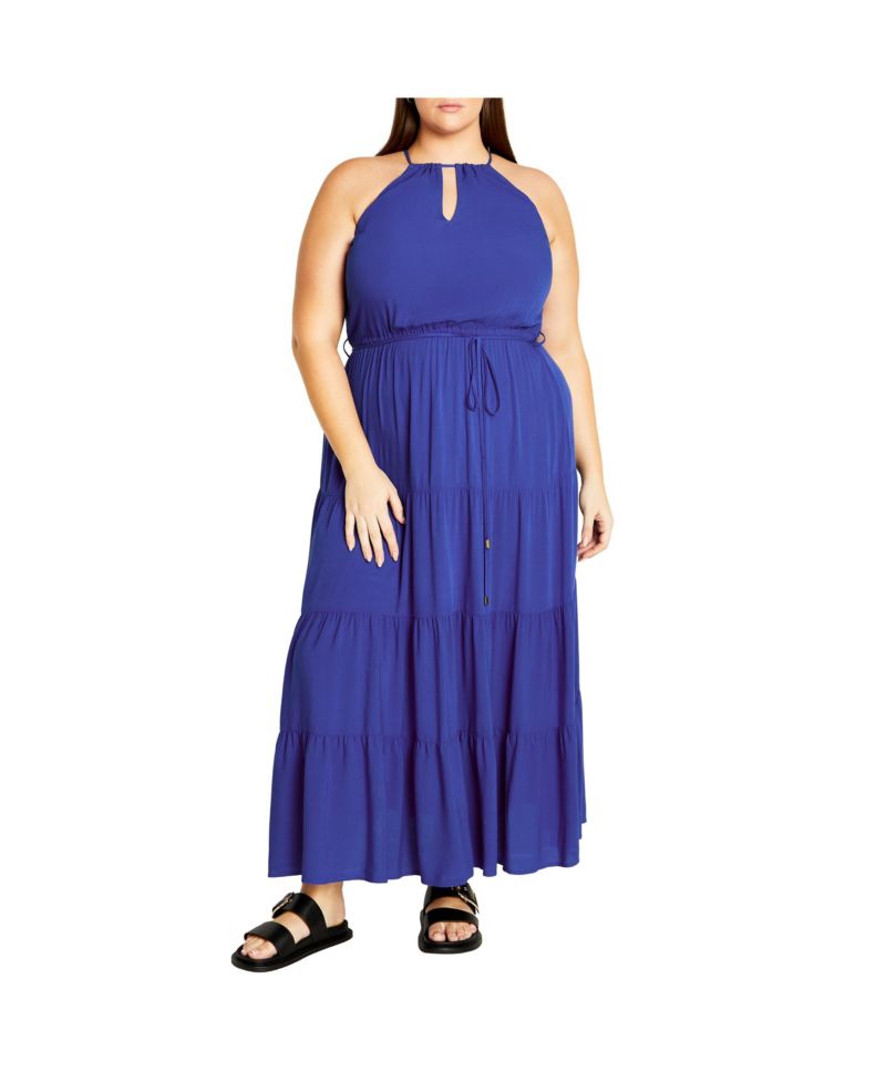 Women's Stacey Halter Neck Maxi Dress