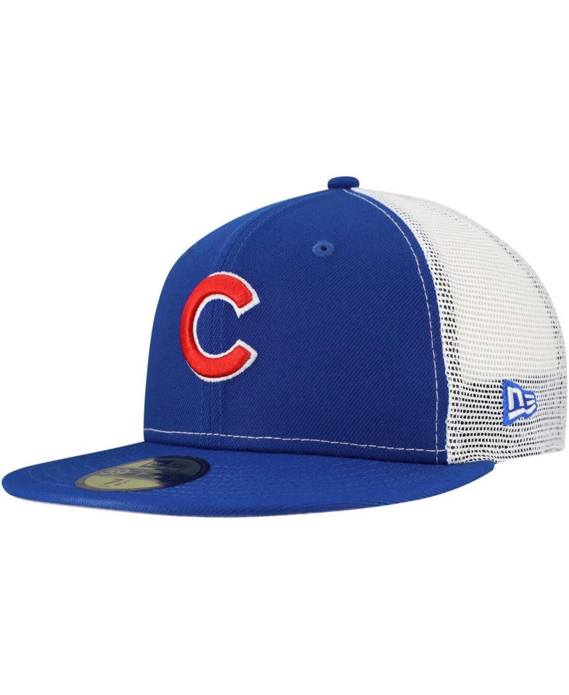 Men's Royal Chicago Cubs Team Color 59FIFTY Trucker Fitted Hat