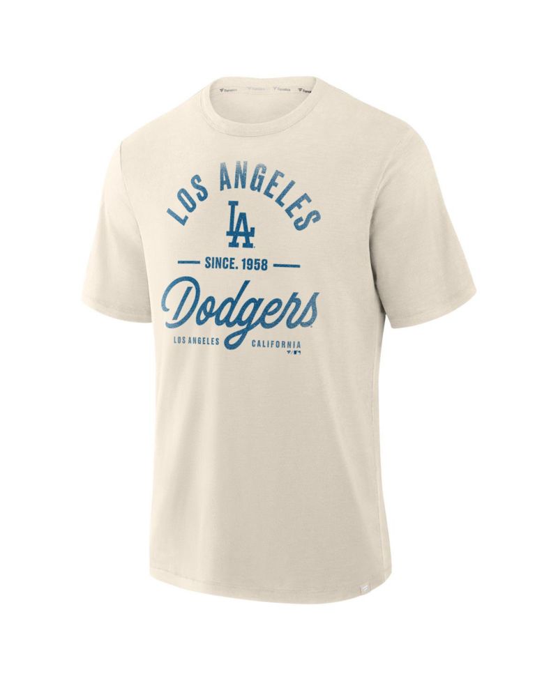 Men's Tan Los Angeles Dodgers Stadium T-Shirt