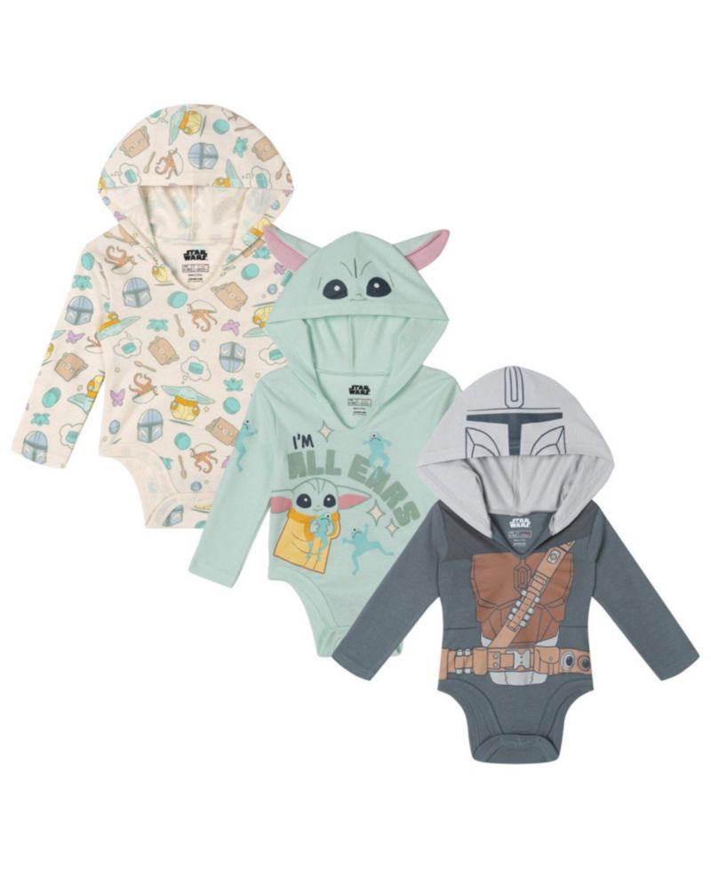 Baby Boys' ( New born to 24 M ) Star Wars Cosplay Hooded Bodysuit