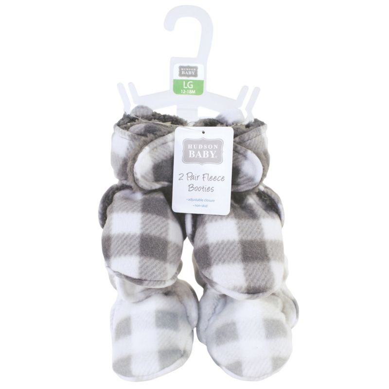 Baby Boys Hudson Unisex Cozy Unisex Animal-Inspired Fleece Footwear Duo