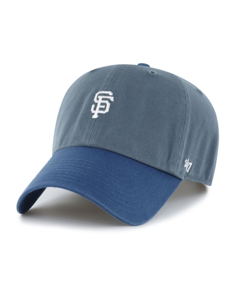 Men's '47 Charcoal/Navy San Francisco Giants Shades of Sport Clean Up Adjustable Hat