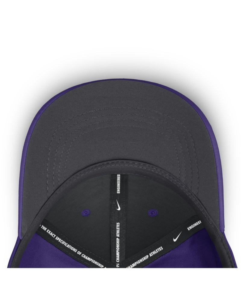 Men's Purple LSU Tigers Gameday Aerobill Swooshflex Dri-FIT Hat