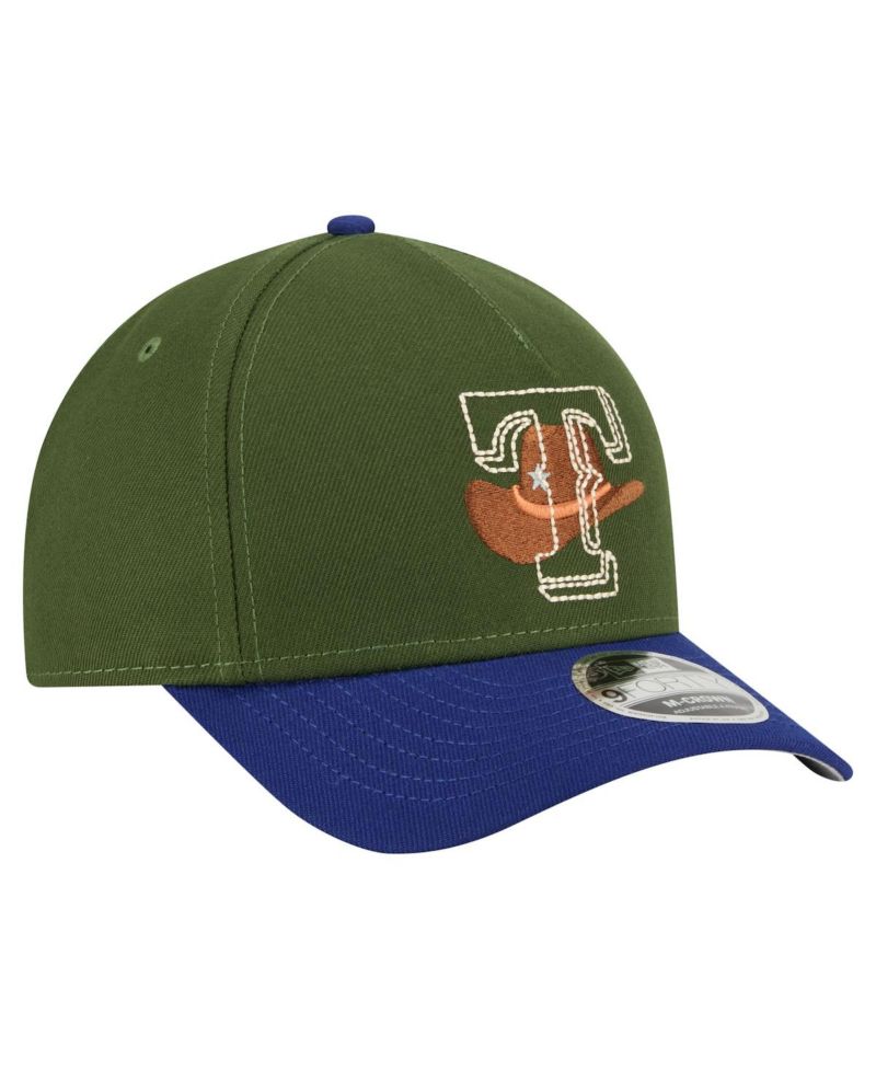 Men's Dark Green Texas Rangers City Feature 9Forty A-Frame Adjustable Hat