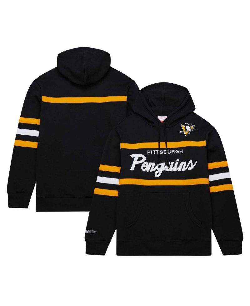 Men's Black Pittsburgh Penguins Head Coach Pullover Hoodie