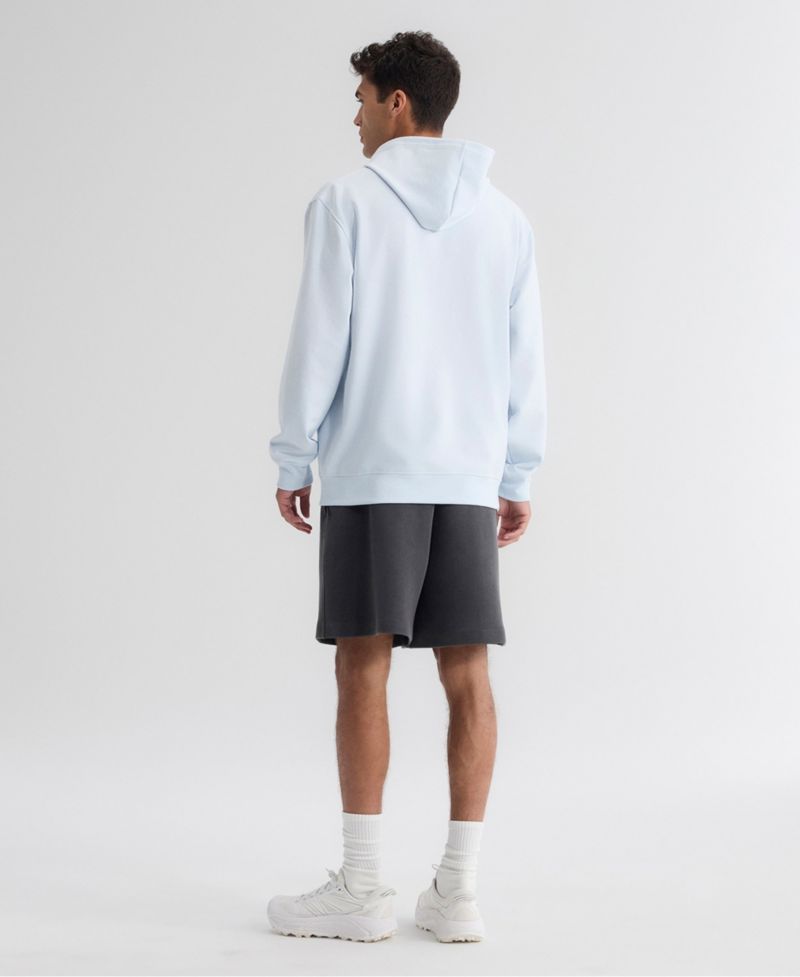 Men's Light Blue Los Angeles Dodgers Clutch Tri-Blend Hoodie