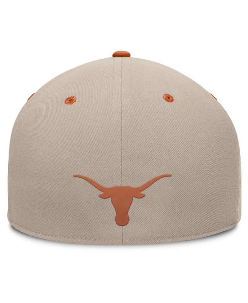 Men's Khaki/Texas Orange Texas Longhorns Colt Fitted Hat