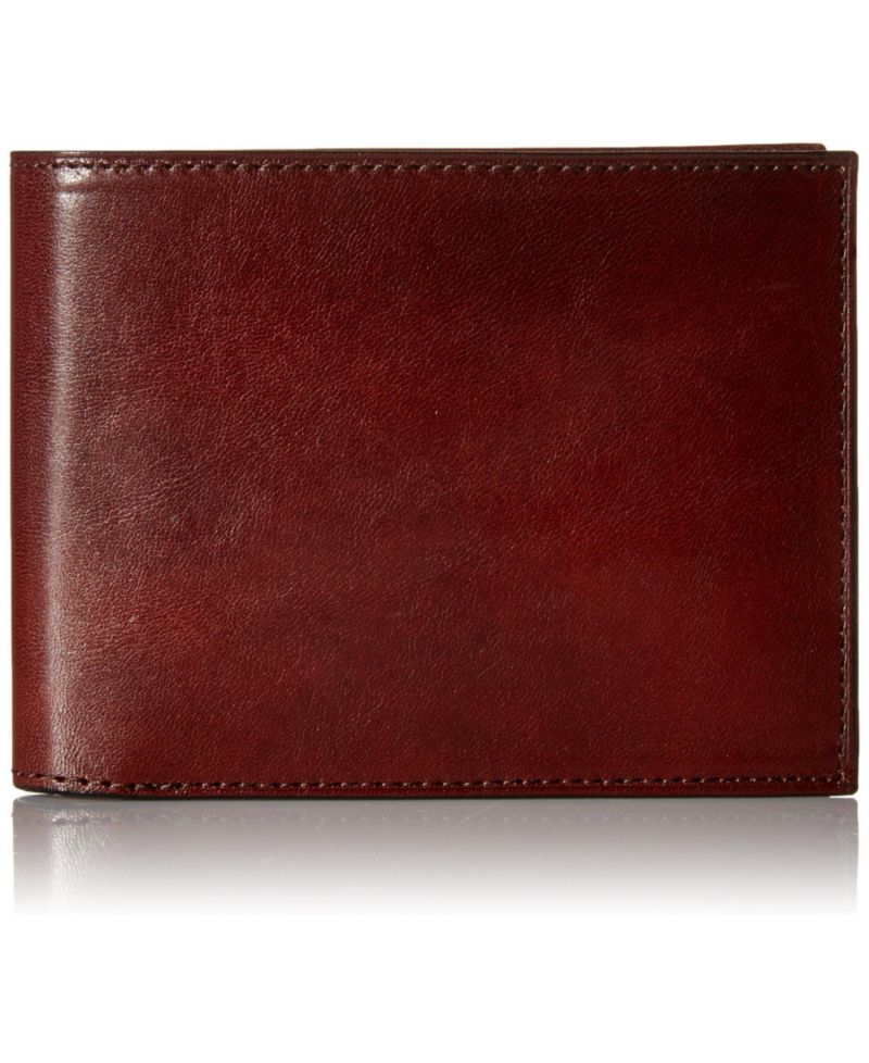 Old Leather Continental ID Wallet