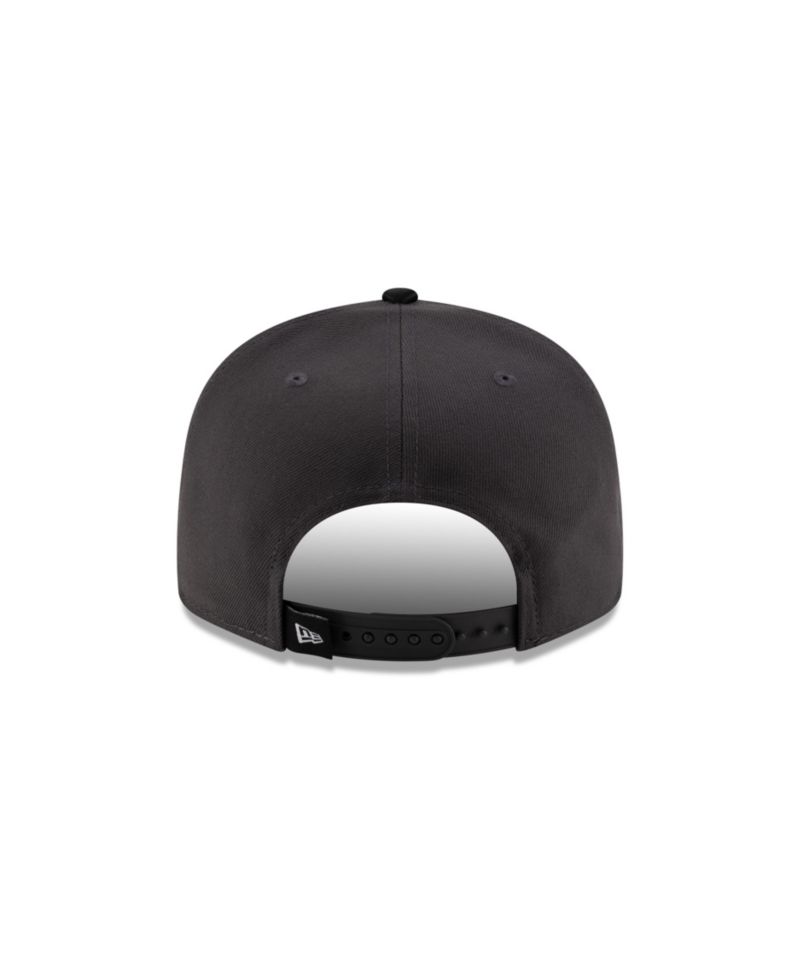 Men's Charcoal/Black Oklahoma City Thunder 2025 NBA Western Conference Champions Locker Room 9FIFTY Snapback Hat