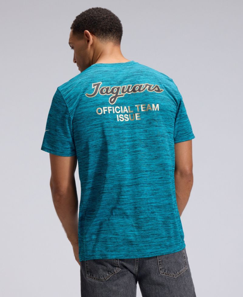 Men's Teal Jacksonville Jaguars 2026 Rivalries Collection Sideline Velosity T-Shirt