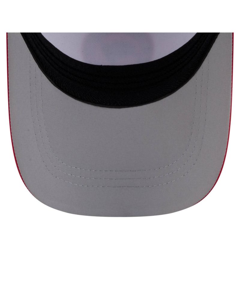 Men's White/Red Tampa Bay Buccaneers Patch 39THIRTY A-Frame M-Crown Perforated Flex Hat