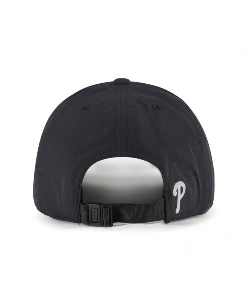 Men's Black Philadelphia Phillies Quiet Outdoors Hitch Adjustable Hat