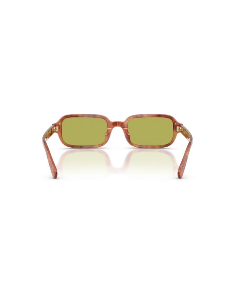 Women's Rectangle Sunglasses, Round Face, Charms HC8465U