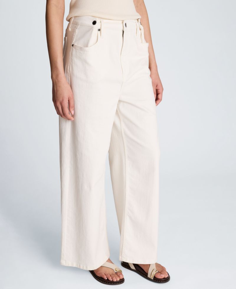 Women's High Rise Wide Leg Denim Pants
