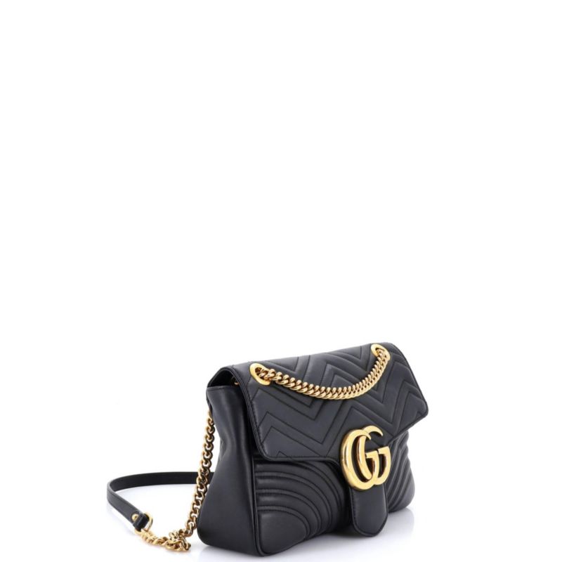 Medium GG Marmont Flap Bag Matelasse Leather