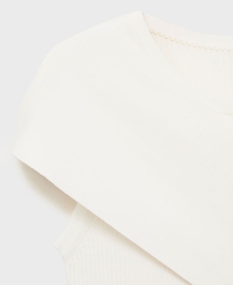 Women's Asymmetrical Sleeves Knitted Dress
