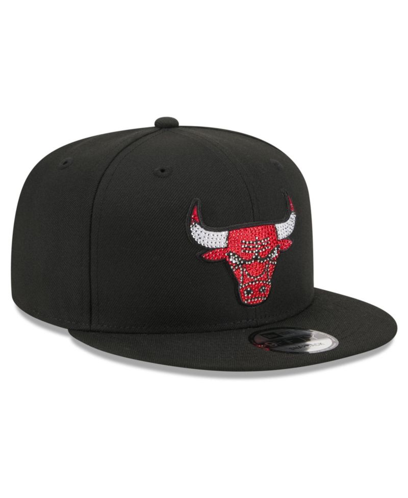 Men's Black Chicago Bulls 2026 NBA Draft Crystal 9FIFTY Snapback Hat