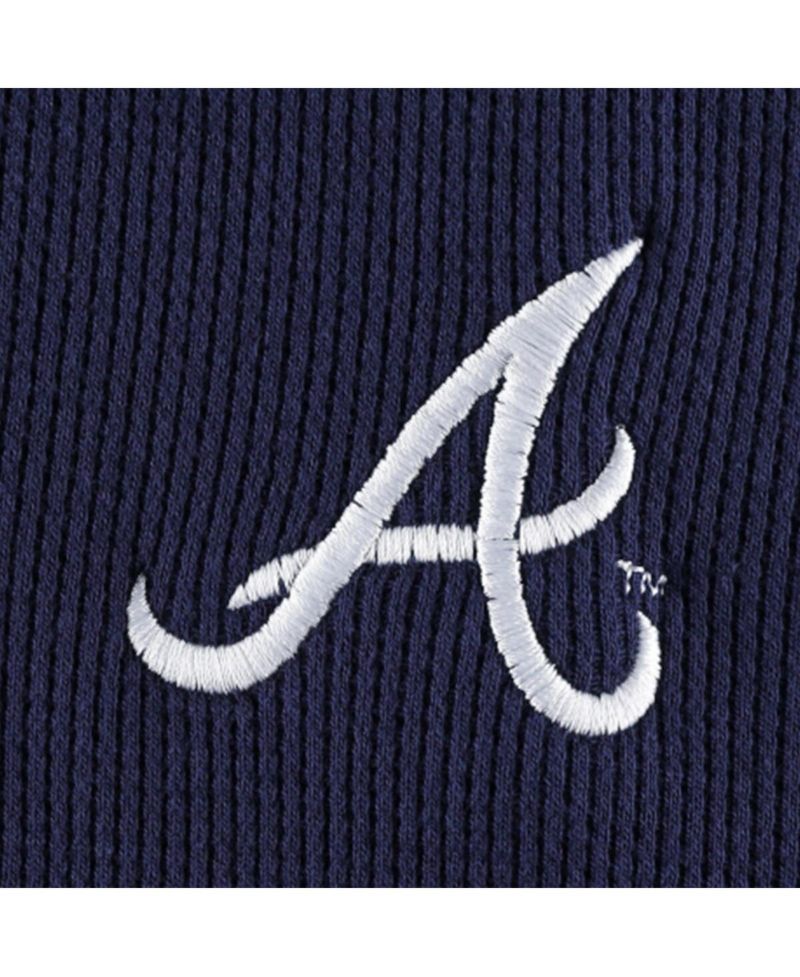 Men's Atlanta Braves Navy Maverick Long Sleeve T-shirt