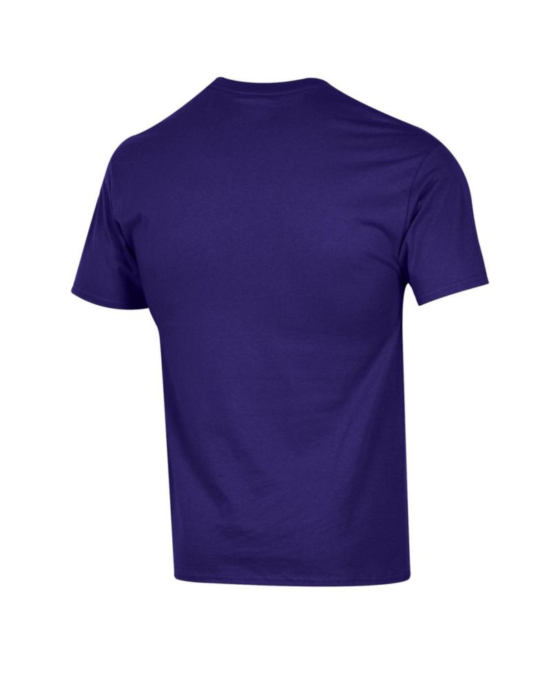 Men's Purple Clemson Tigers Basic Arch T-Shirt