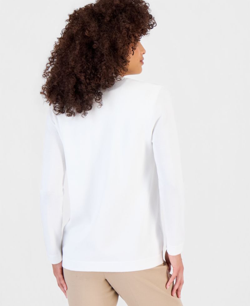 Petite Chatham Open-Front Cardigan
