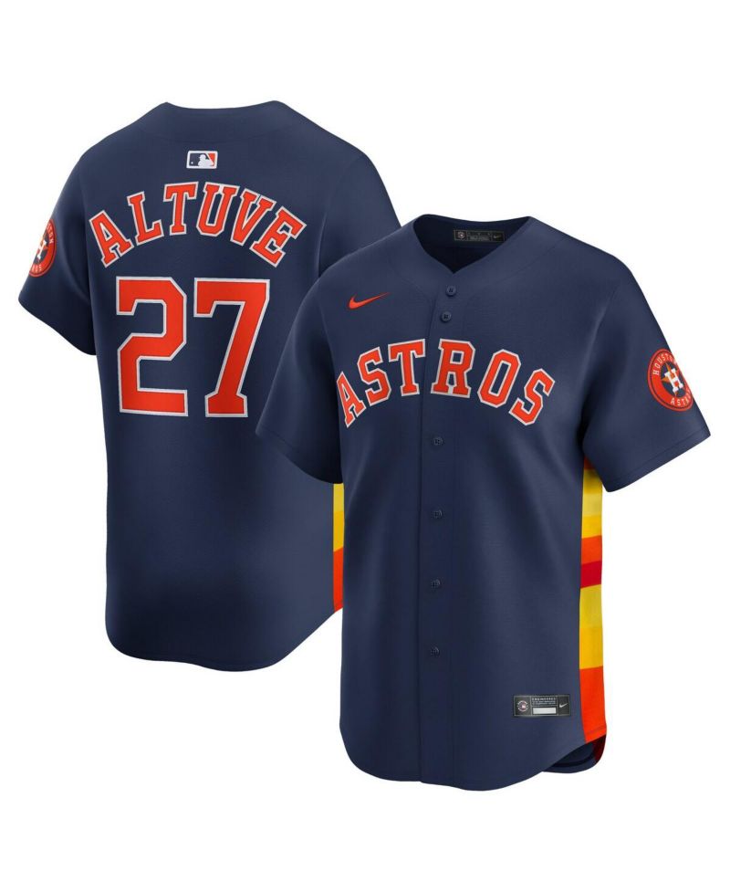 Men's Jose Altuve Navy Houston Astros Alternate Limited Player Jersey