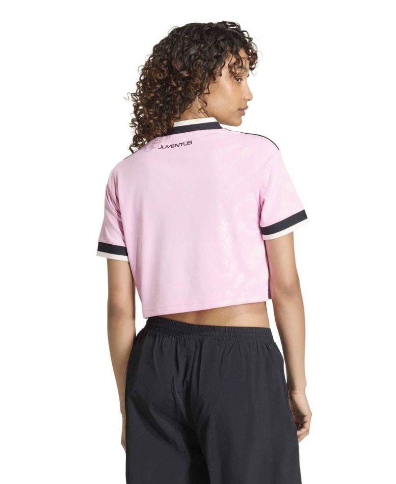 Women's Pink Juventus 2026/27 Away Cropped Replica Jersey