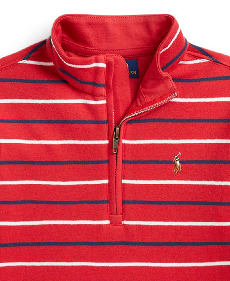 Boys' 2T-7 Interlock Quarter-Zip Shirt