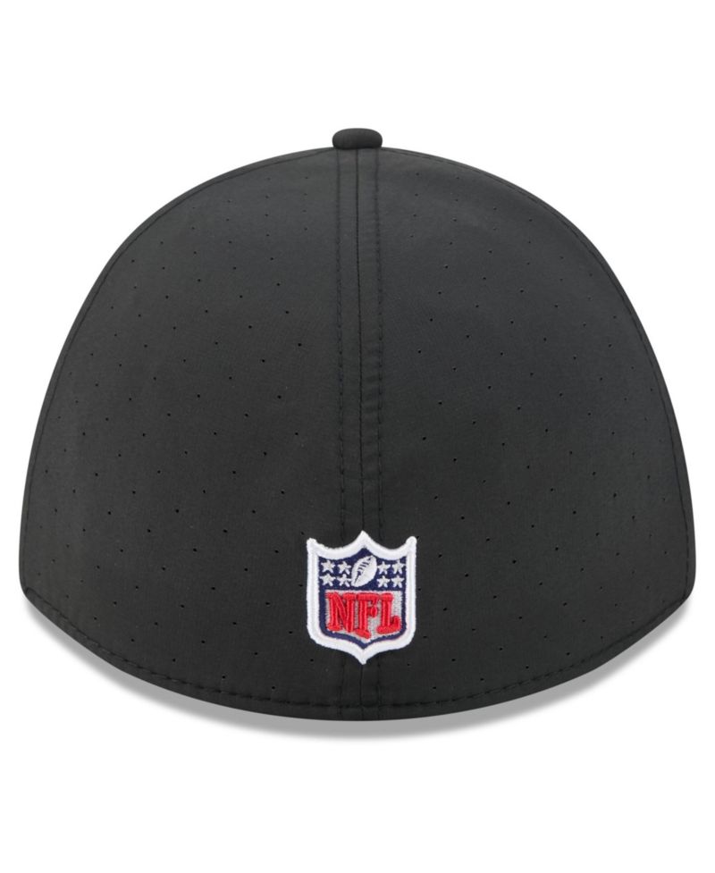 Men's Black Los Angeles Rams 2026 NFL Cruical Catch 39THIRTY M-Crown Stretch Hat