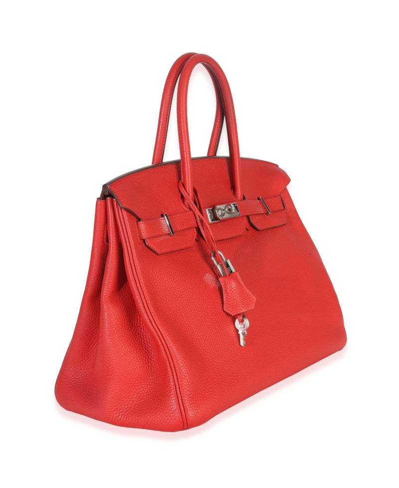 Rouge Casaque Togo Birkin 35 PHW