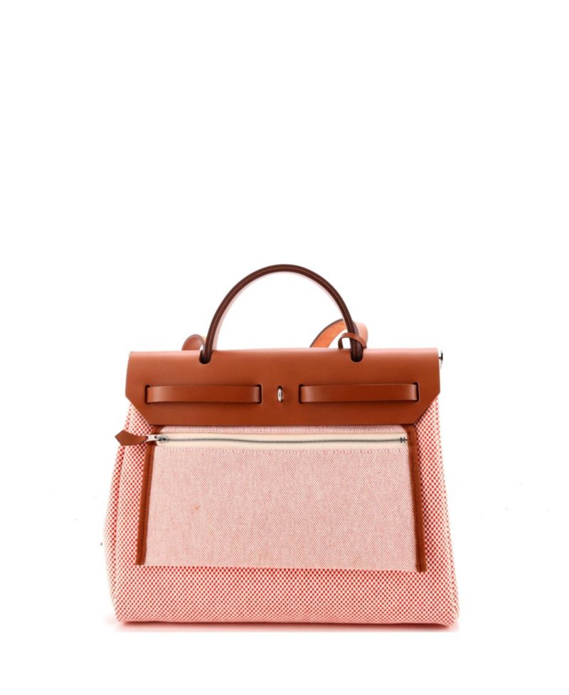 31 Herbag Zip Criss Viking Toile and Leather