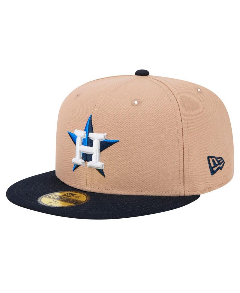 Men's Khaki Houston Astros 59FIFTY Fitted Hat