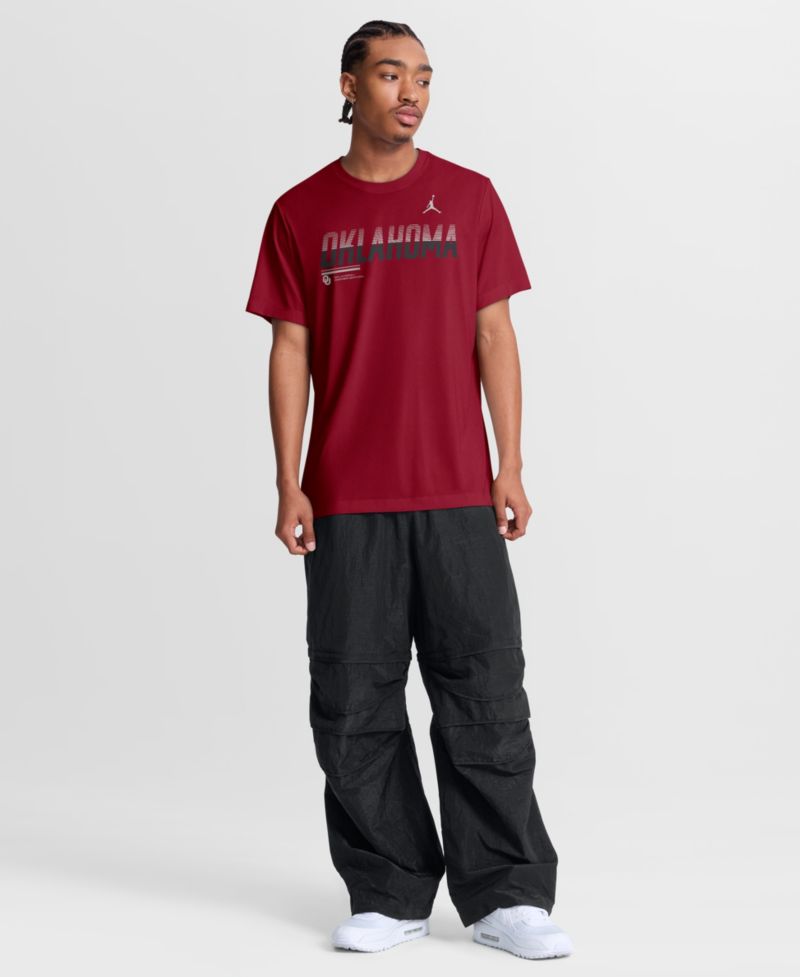 Men's Crimson Oklahoma Sooners Sideline Legend Dri-FIT T-Shirt